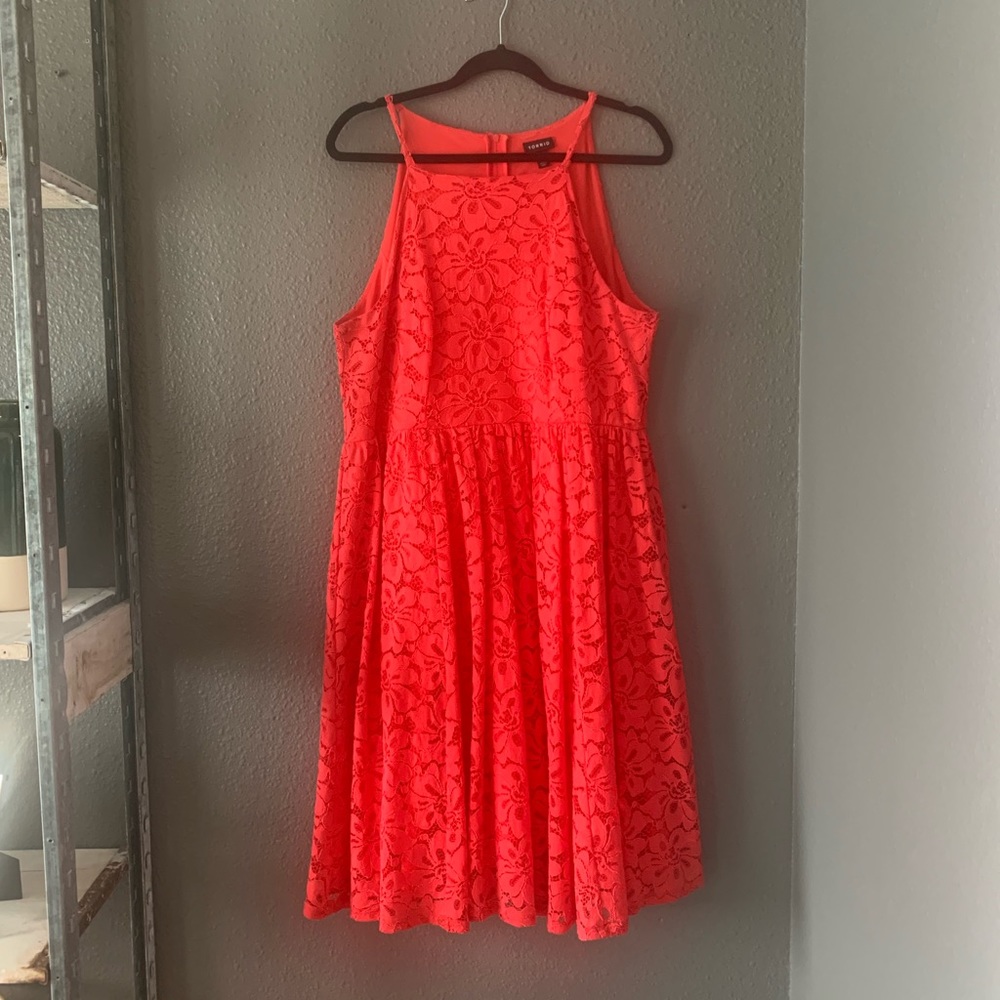 Size 16 Torrid Coral Summer Dress